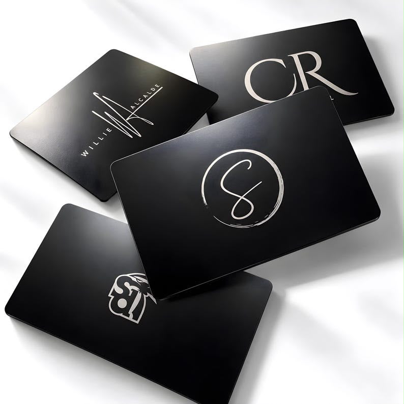 NFC Business Card | 1-Tap Premium Metal Card with Glossy Reflective Finish